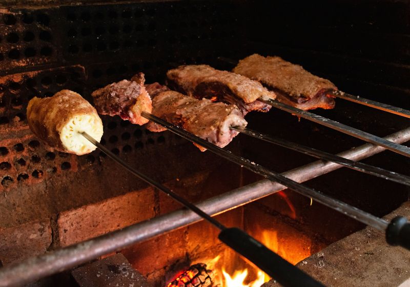 Rodizio auf offener Flamme